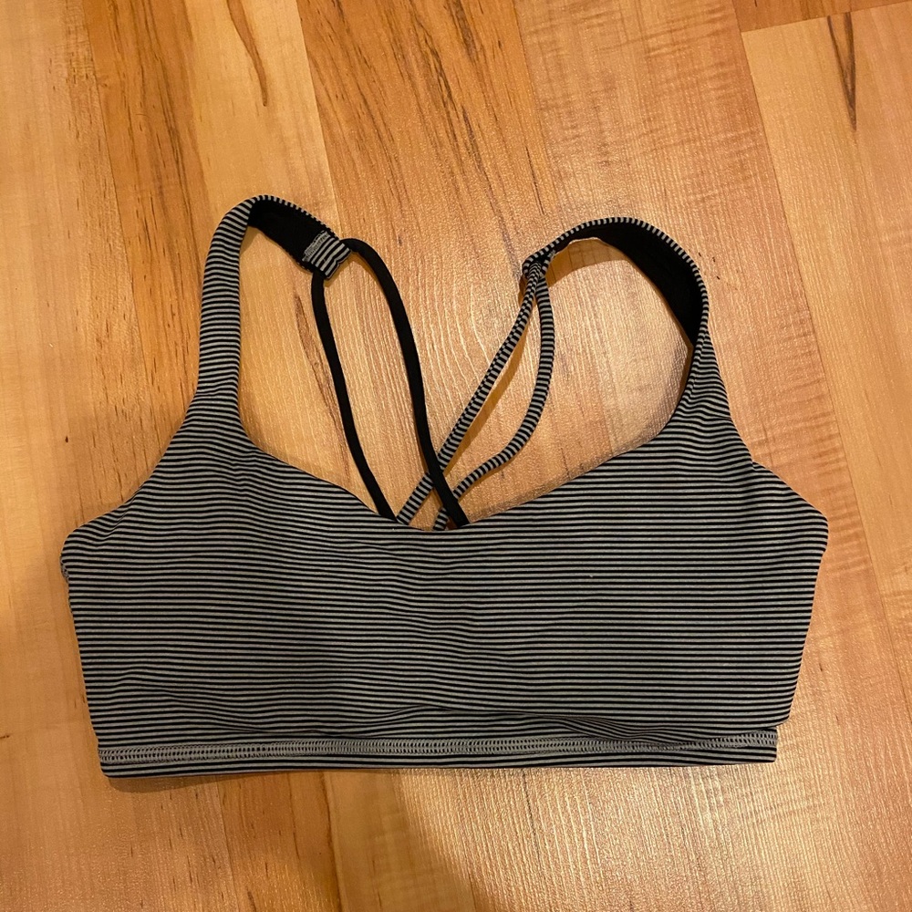Lululemon Free To Be Striped Sports Bra